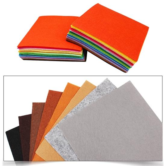 1 Set Ultra-soft Breathable Cloth DIY Fabric Non Woven Creative Cuttable Handicraft Cloth