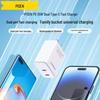 PISEN 35 Вт Двухпортовое Type-C Зарядное устройство для iPhone 16 Pro Max Быстрая зарядка с 15-портовым и 20-портовым наборами для зарядки.