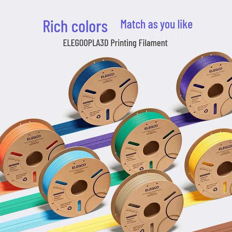 ELEGOO Silk PLA Черно-красный 1,75 мм Филамент для 3D-принтера