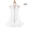 Muslim Hijab Women Lady Plain Bubble Chiffon Scarf Hijab Wrap Shawls Headband