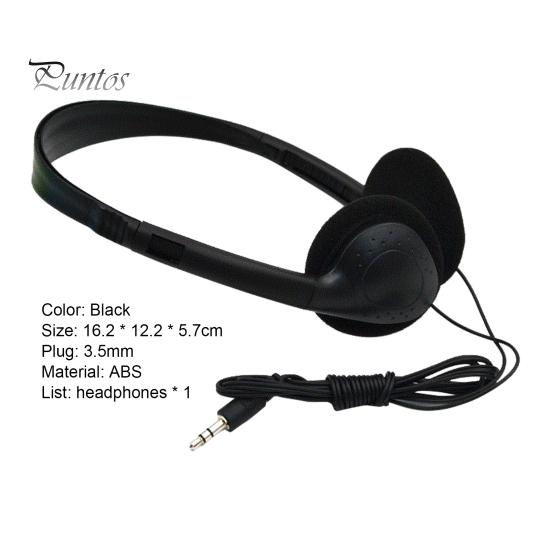 857 Wired Headset Noise Reduction Comfortable Wearing ABS 3.5mm Clear Stereo Portable Gaming Headphone for Gamer