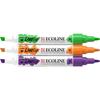 Felt-tip Pens - Talens - Ecoline - Secondary Colors Set - 3 Pieces - Bullet and Chisel Tip