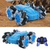 M2 2.4G Светодиодный трюковый автомобиль 4WD с защитой от помех, радиоуправляемый автомобиль с двусторонними светодиодными огнями, 3,7 В 500 мАч, для детей старше 6 лет