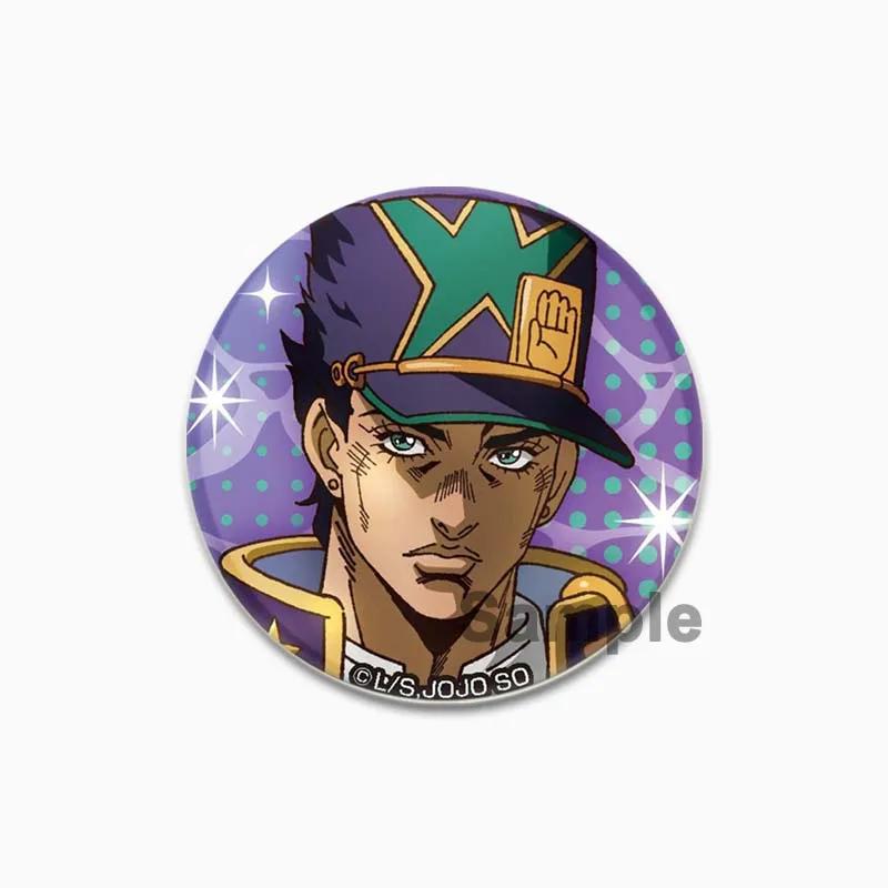 32/44/58 мм JoJo's Bizarre Adventure Значок для рюкзаков Круглые пластиковые эмалированные значки и броши Креативный значок в виде мультяшной фигурки Подарки
