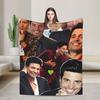 Super Soft Blanket Travel Chayanne Singer Throw Blanket  Flannel Bedspread For Home Decor Print Sofa Bed Cover