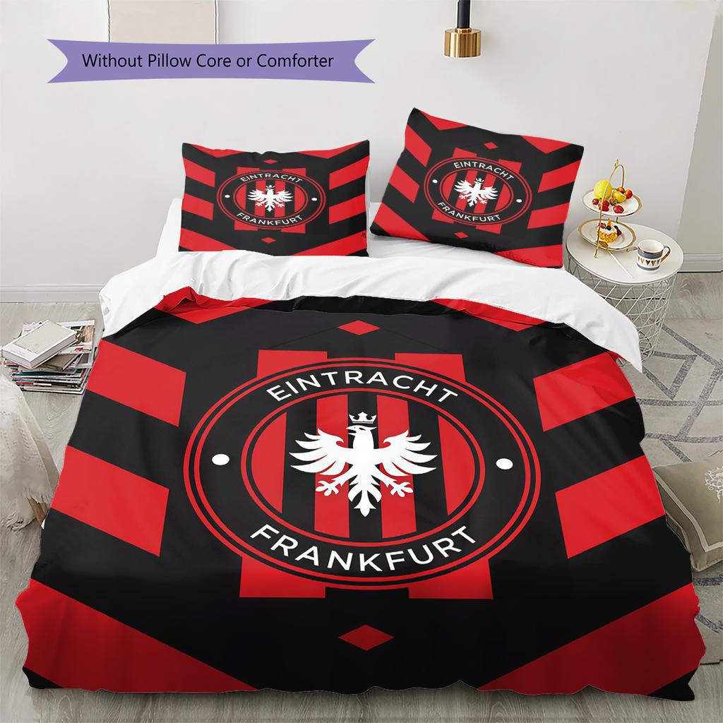 FSV Frankfurt Pattern Bedding Quilt Set Home Decoration Gift (1 * duvet cover + 2 * pillowcase without core).xwn
