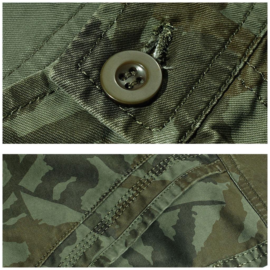 Мужские винтажные шорты карго свободного кроя с несколькими карманами