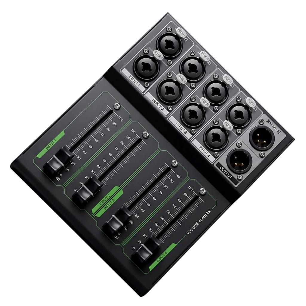 Универсальный пассивный XLR-контроллер громкости Музыкальный аттенюатор Для бесшовной интеграции с несколькими устройствами И без искажений