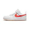 Court Borough Low 2 PS White Orange Kids Sneakers Summit-White Sail BQ5451-114