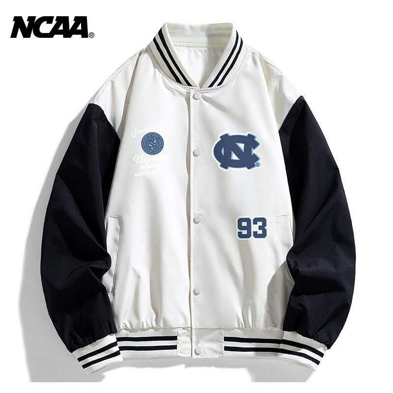 NCAA Logo Print Varsity Jacket