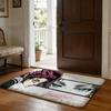 Hot Anime BBLue LLock Floor Mat Soft Flannel Absorbent Mat Non-Slip Rug Home Bedroom Bathroom