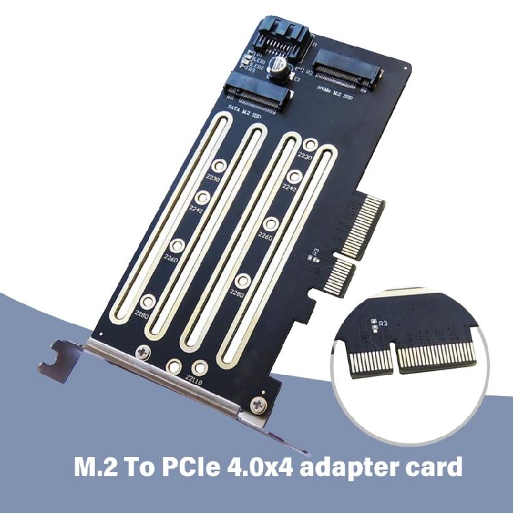 Адаптер-карта M.2 PCIe NVMe SSD на PCIE 4.0 x4, полноскоростная карта, адаптер PCIE для M.2 NVME SSD 2230 2242 2260 2280