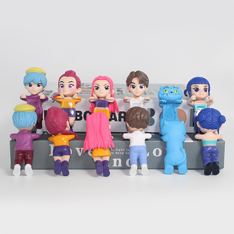 Q Версия Фигурка Охотников на Демонов Фигурки Хантрикс Kpop Фигурка Охотников на Демонов Игрушка Дерпис Тигр Руми Итальянский Маразм Украшение