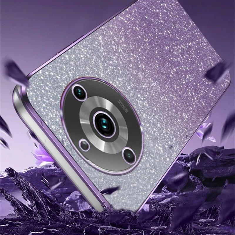 Роскошный чехол с градиентным блестящим покрытием для OPPO Realme 11 Pro 9 8 V25 V23 V13 C55 C53 C35 C33 C21Y Reno 10 5, силиконовая задняя крышка