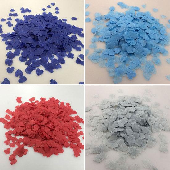 1,5 см в форме сердца бумага конфетти DIY день рождения свадьба воздушный шар декор стола