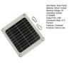 5 Вт Солнечная панель Зарядное устройство для телефона Высокий коэффициент преобразования Защита от перезарядки Водонепроницаемое Компактное Зарядное устройство для телефона с солнечной панелью из монокристаллического кремния
