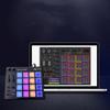 MIDI-контроллер Мини-контроллер Pad USB-подсветка барабанные пэды Beat Maker Machine 6 назначаемых ручек Note Repeat Full Level Buttons