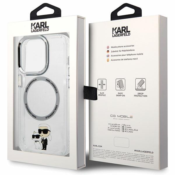 Karl Lagerfeld KLHMP13LHNKCIT iPhone 13Pro 6.1" hardcase transparent Iconic Karl&Choupette Magsafe
