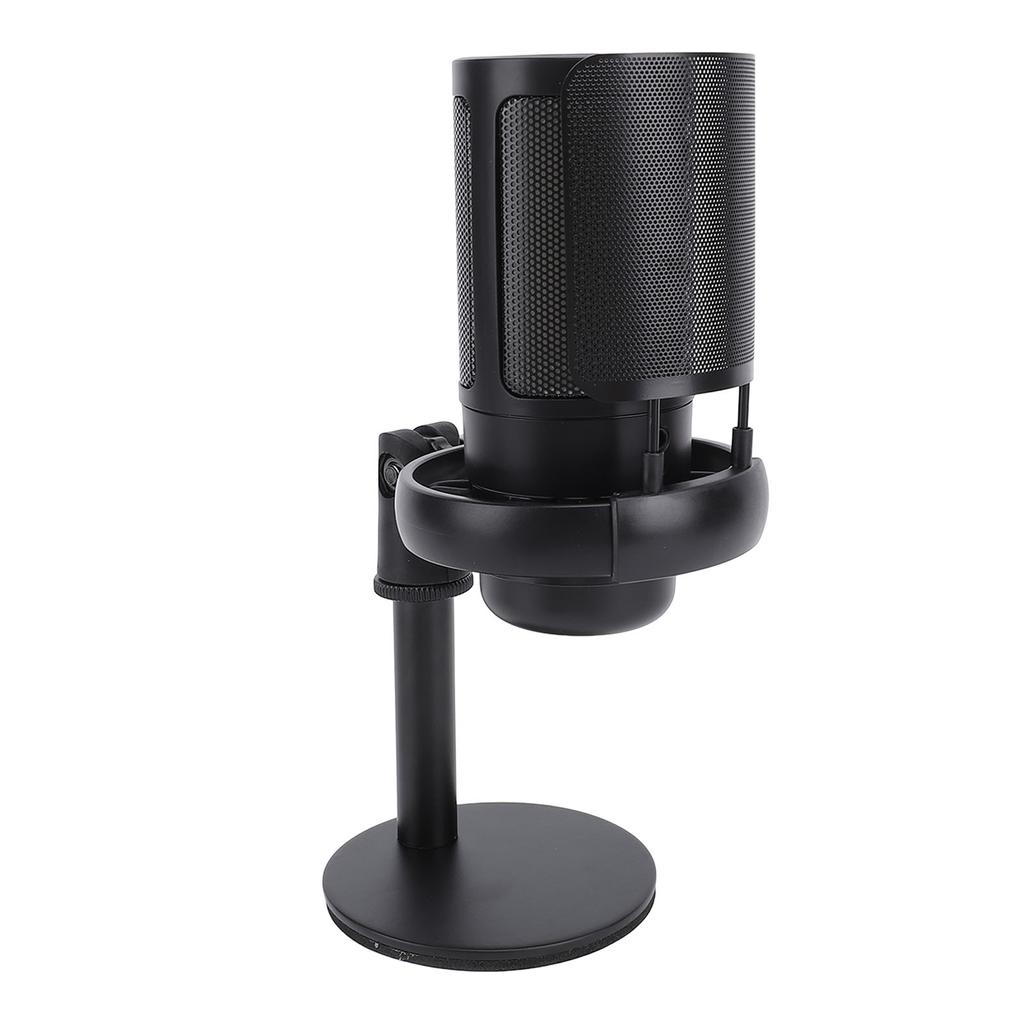 Игровой микрофон с функцией быстрого отключения звука, цветной подсветкой, USB-микрофон для ПК, конденсаторный микрофон с поп-фильтром, крепление на амортизатор Ro