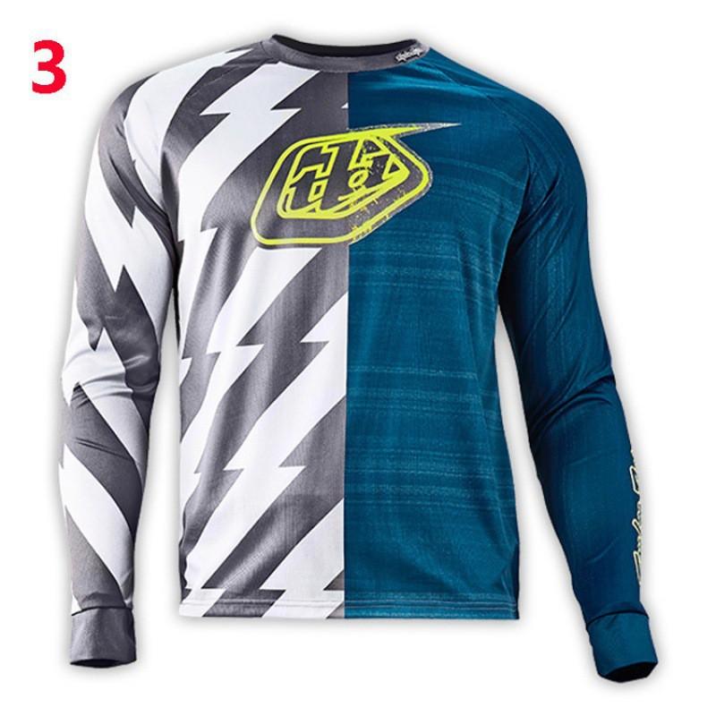 Mens Quick-Dry Cycling T-Shirt Mountain Bike Off-Road Motocross Riding Sportswear