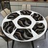 Впитывающие подставки под тарелки Диатомовые подставки под тарелки Маслостойкие Термостойкие Современные коврики для стола для обеденного стола, пикника, вечеринки