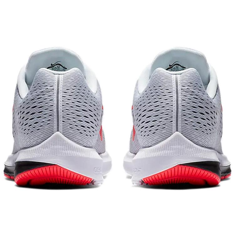 Nike Zoom Winflo 5 'Red Orbit' (Unisex) White / Red Orbit-Pure Platinum Running Shoes AA7406 101