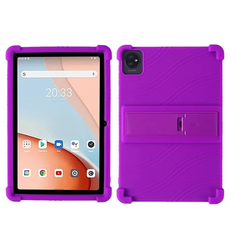 4 утолщенных Cornors Kids Safety Funda для Blackview Tab A7 Kids 2023 10,1 "Ударопрочный силиконовый чехол для планшета ПК с подставкой