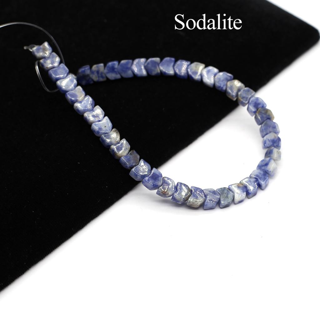 1 нить, маленькие хрустальные бусины в форме пули, модные желтые бусины из нефрита и содалита для изготовления ювелирных изделий своими руками, ожерелья, рождественские поделки, 38 см