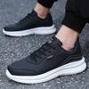 Spring Men's Shoes New Men's Sports and Leisure Korean Version of Trendy Student Shoes Running Lightweight Black Versatile Travel Shoes