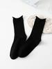 Quentin Colorful Socks Custom logo Slouch Socks for Women With Grip logo High Quality New Fashion Plain Crew Socks