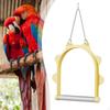 Parrot Swing Hanging Toy Chewing Perch Cage Accessory for Black Small Sized Birds Tiger