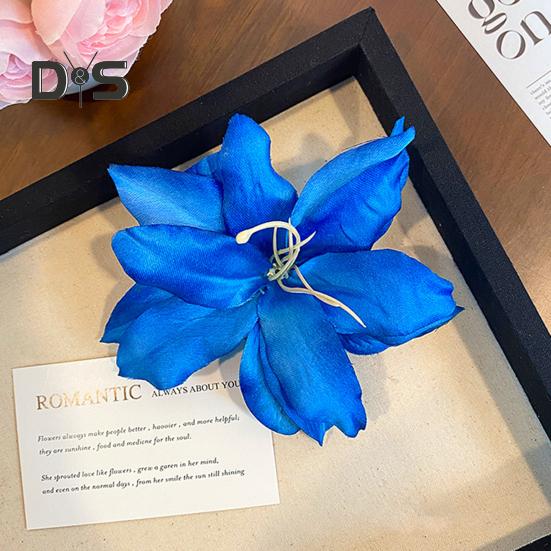 Заколка для волос с имитацией цветка, боковая челка, невыцветающая заколка, декоративная надежная женская заколка для волос, аксессуар для волос