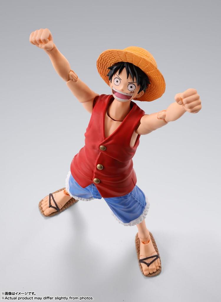 TAMASHII NATIONS ONE PIECE Monkey Luffy of 145mm Painted Movable Figure S.H.Figuarts D. -Dawn Adventure- Approx. ABS&PVC