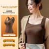 Женский бесшовный теплый жилет - Фиксированная чашка, Базовый слой для красоты кожи на осень/зиму