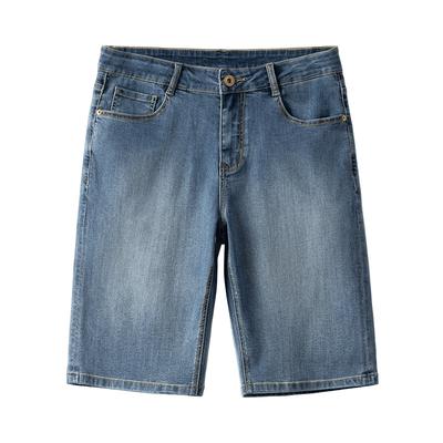 Пятиточечные джинсовые миди-шорты Свободные джинсовые шорты Летний тонкий стиль