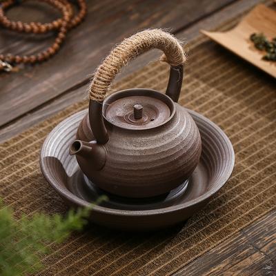 Керамический чайник с боковой ручкой, керамический чайник для заваривания чая в китайском стиле, одинарный, противоожоговый