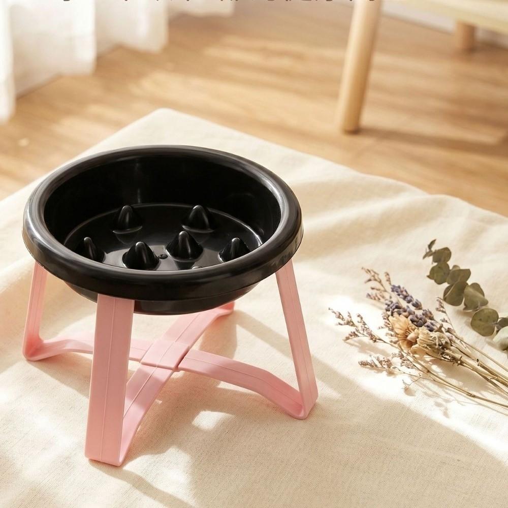 With Stand Slow-Feeding Bowl Bite-resistant Anti-Overturning Bowl Elevated Cat Bowl  Outdoor Use