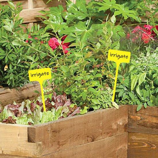 30 шт. этикетки для растений Т-образные пластиковые водонепроницаемые бирки для растений легко писать сад