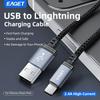 USB-A - Lightning USB-кабель для быстрой зарядки iPhone 14/13/12/12Pro/12ProMax для iPad Airpods