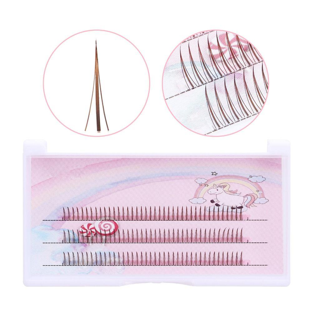 Fairy Look Clusters Eyelash Extensions Black Brown Lash Clusters DIY Flash Eyelashes for Women