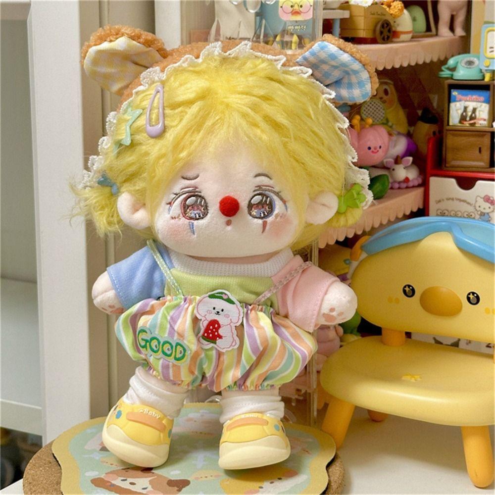 Handmade Cotton Doll Clothes Lolita Overalls Doll Accessories for EXO Idol Dolls