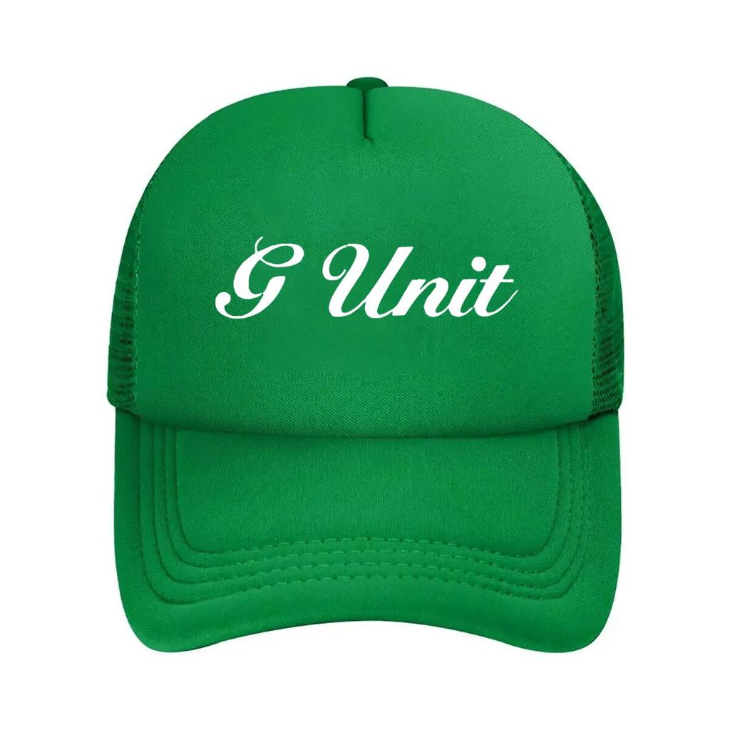 Модная сетчатая бейсболка с текстовым логотипом G Unit, дышащая, повседневная, для улицы, унисекс и женская