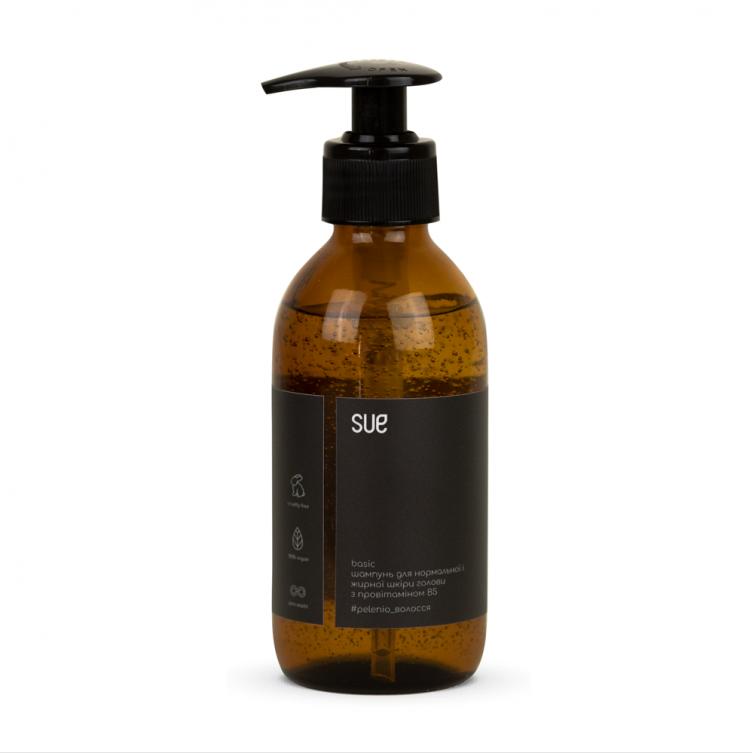 Shampoo Basic for Oily and Normal Scalp with Provitamin B5 Sue 200 Ml
