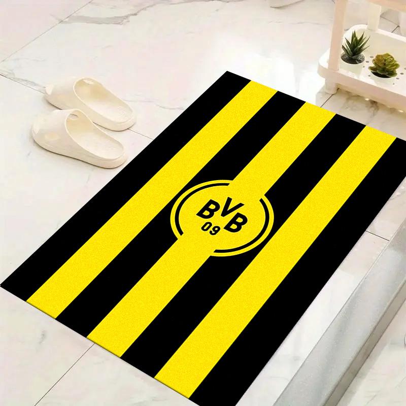 Ковер Borussia Dortmund для гостиной, спальни, дома, украшение дивана, нескользящий коврик для детских игр