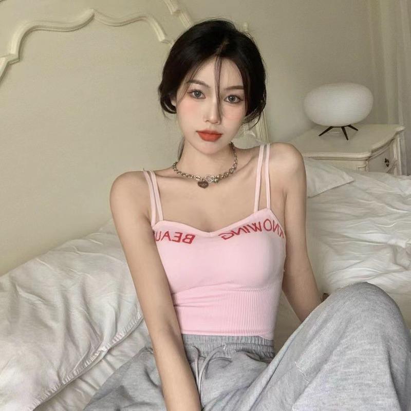 Сексуальный женский топ на бретельках, летняя мода, бретельки, повседневные вязаные укороченные топы без рукавов с лямкой на шее