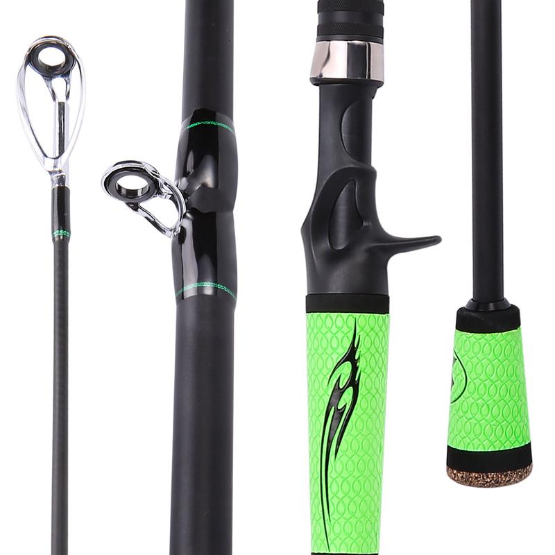 Комбинированные катушки для удочек для наживки с 4-секционными удилищами для наживки, 12 + 1BB, набор для кастинговой катушки