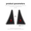 2pcs PVC Car Door Edge Protector Sticker Anti Collision Anti-scratch Accessories For Mitsubishi Outlander Lancer L200 ASX Pajero