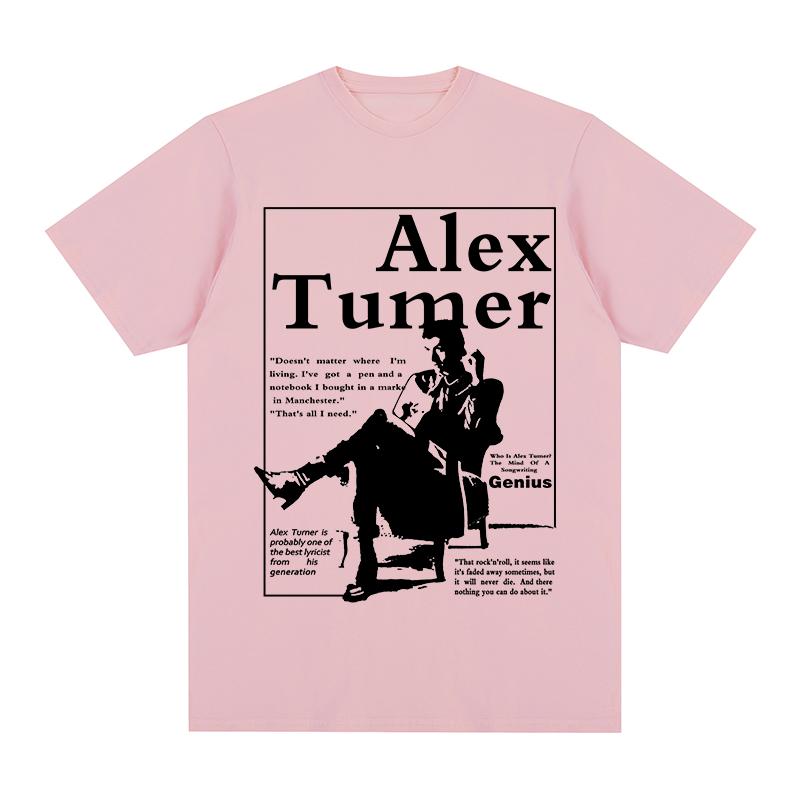 Alex turner Vintage Tshirt Arctic Monkeys Casual Harajuku Streetwear Cotton Men T shirt New Tee Tshirt Womens Tops