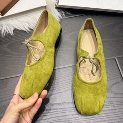 Мода Женские Балетки Мягкая Обувь 2025 Осень Мода Замшевые Неглубокие Лоферы Обувь Повседневные Спортивные Кроссовки Повседневные Классические Уютные Zapatos Mujer