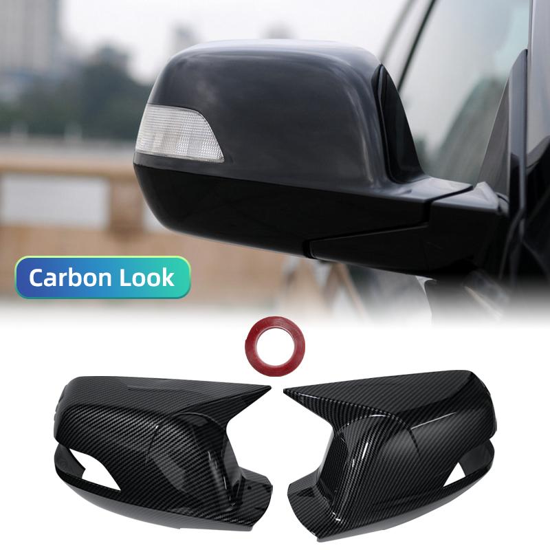 Для Honda CRV 2007-2011 г.в. накладки на зеркала заднего вида из углеродного волокна с текстурой ковки, глянцево-черные, доступны в нескольких стилях
